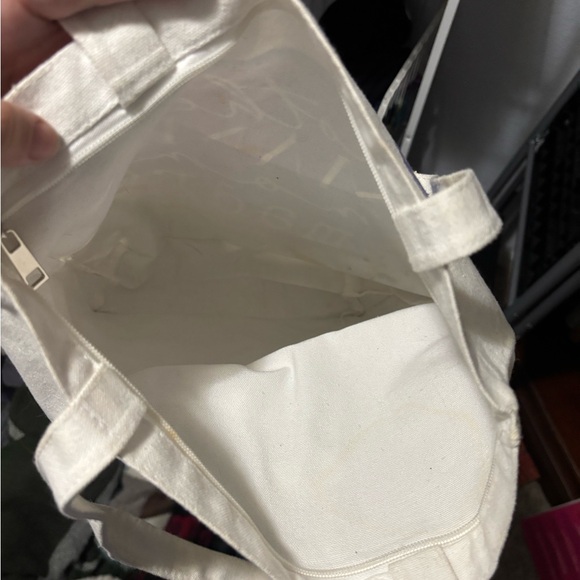 Mom bag/tote. White/purple. - Picture 6 of 7